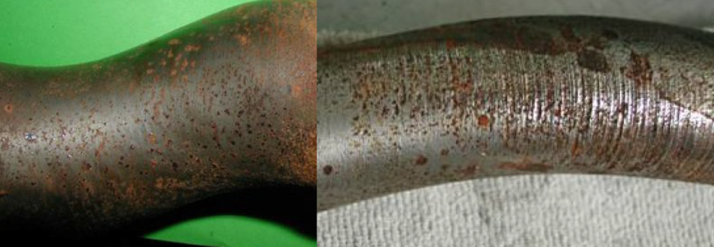 Falhas em rotor devido à corrosão química