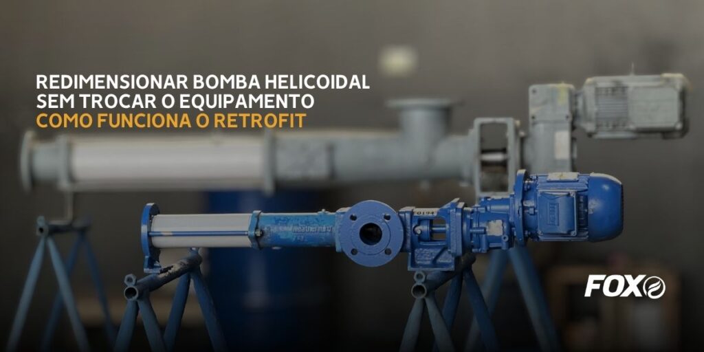 Redimensionar bomba helicoidal sem trocar o equipamento